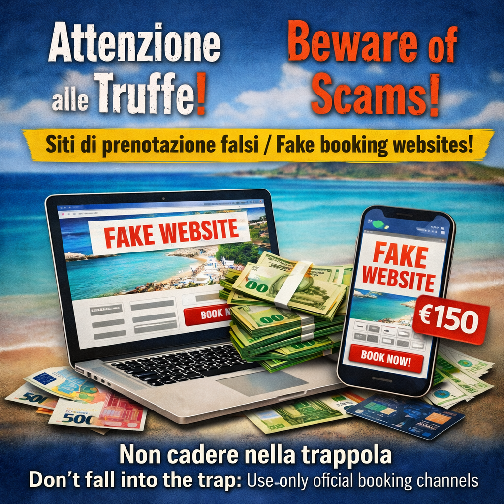 ATTENZIONE AI SITI FAKE: come evitare truffe e rivendite sulle prenotazioni delle spiaggeAttenzione ai siti fake